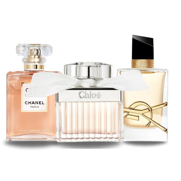 Exklusives 3er Parfum-Set – Coco Mademoiselle von Chanel, Libre von Yves Saint Laurent & Chloé Signature [100 ml]