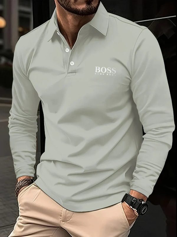 Langarm-Poloshirt für Herren - Image 2